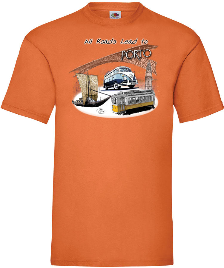 T-shirt All Roads Lead to Porto
