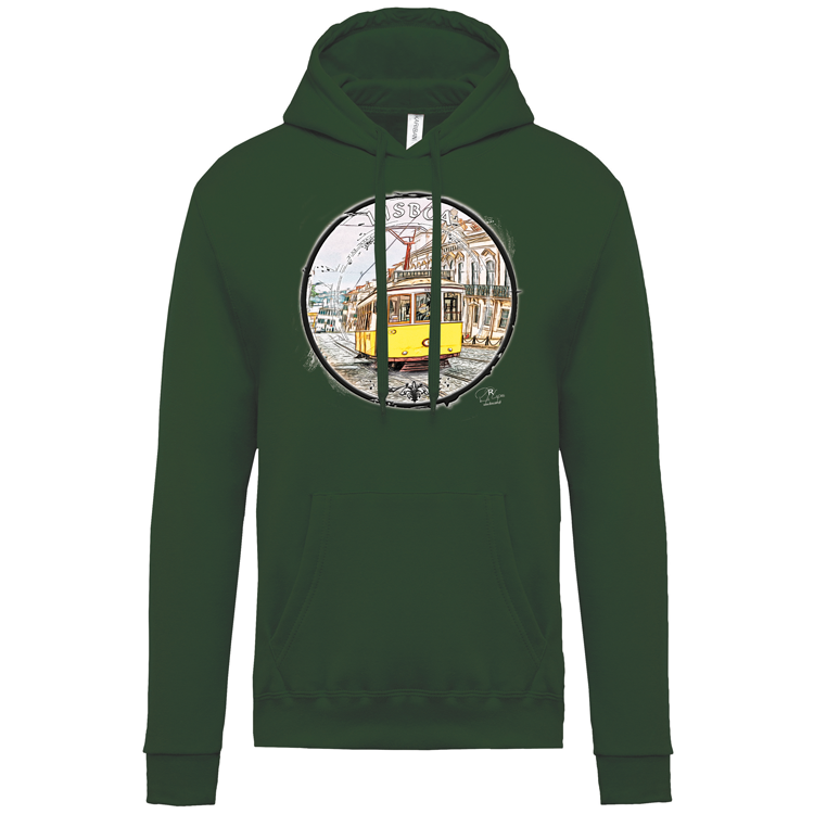 Sweatshirt Kariban com Capuz Calçada do Combro
