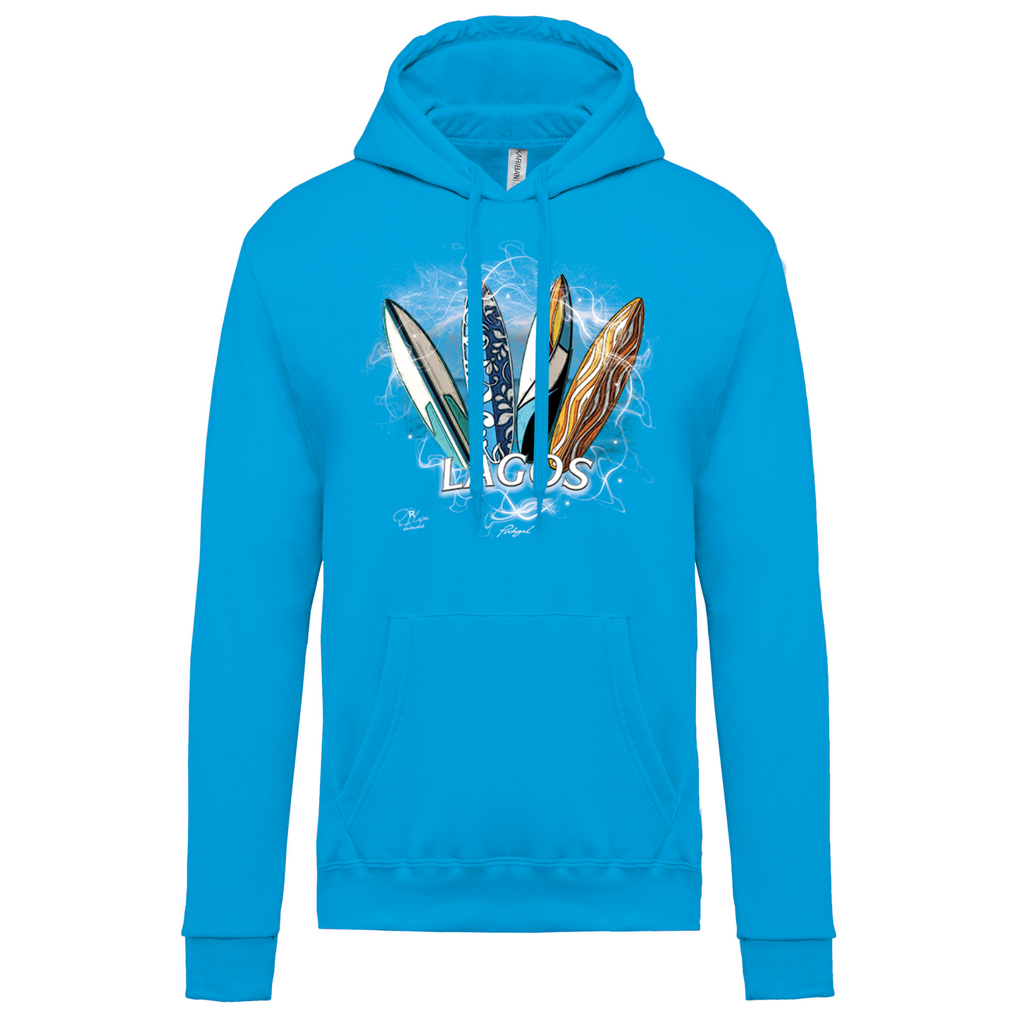 Sweatshirt Kariban com Capuz Surfboards Lagos