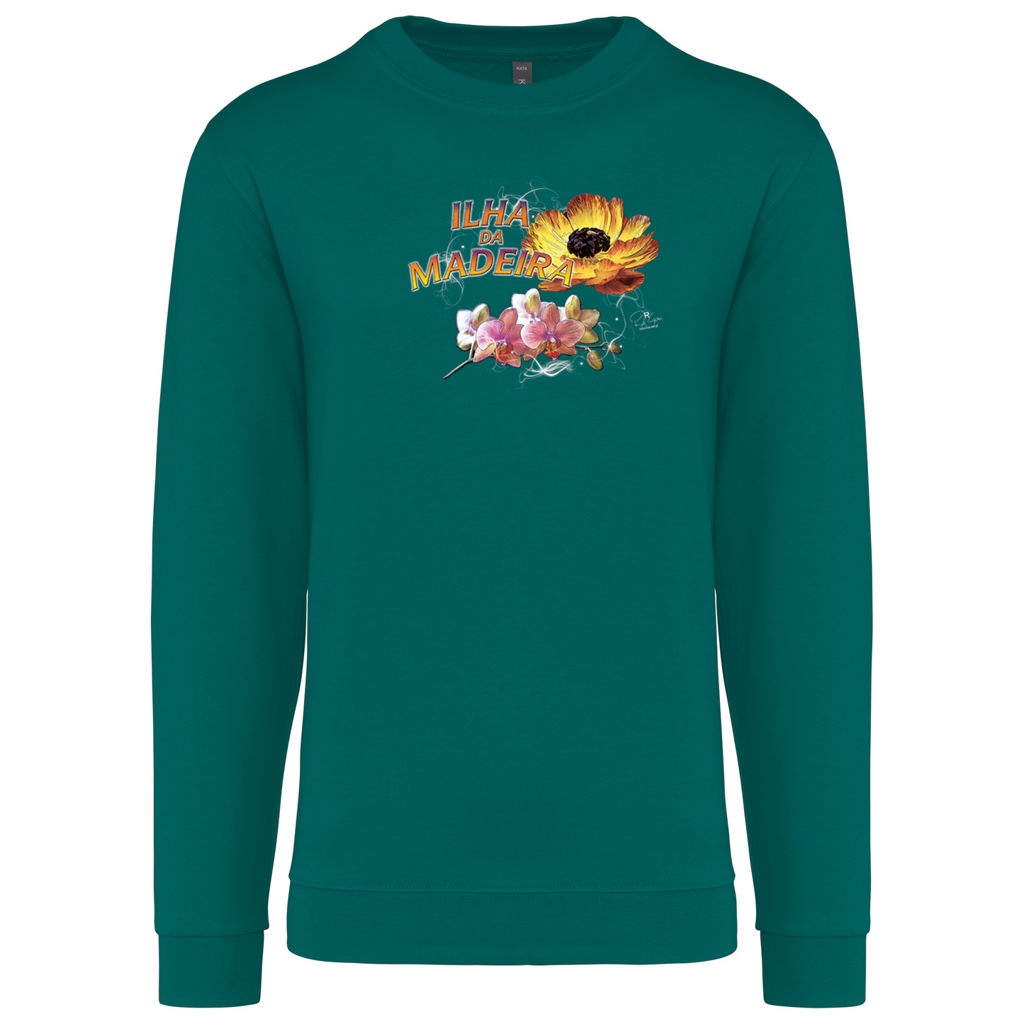 Sweatshirt Kariban sem Capuz Madeira Flowers