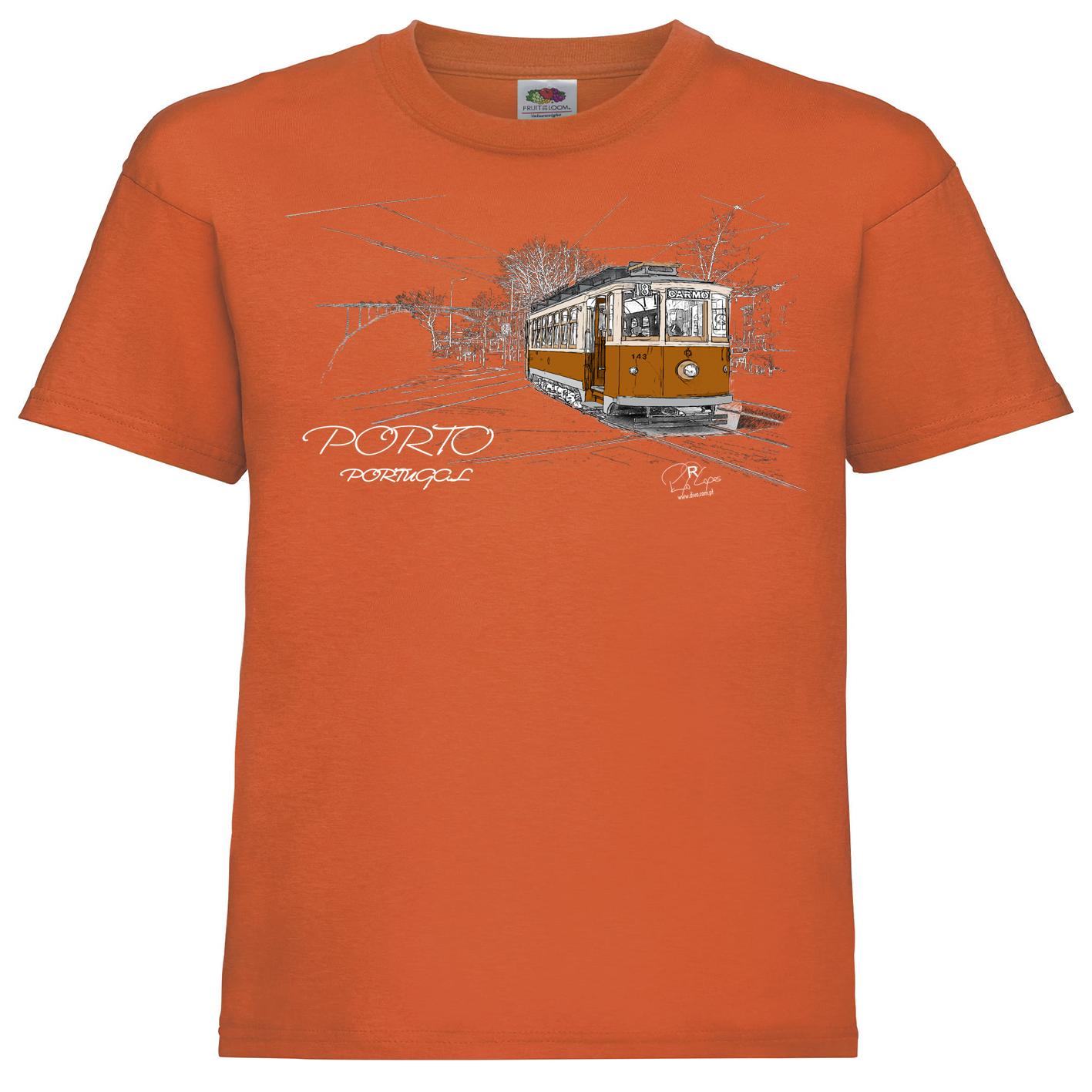 T-shirt Fruit of the Loom Kids Carmo