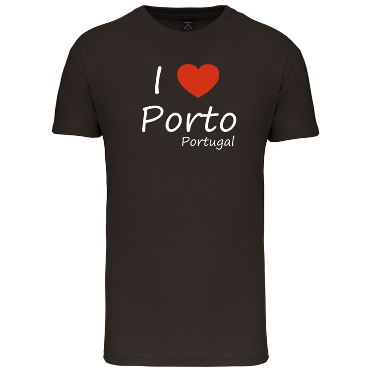 T-Shirt Algodão Biológico I Love Porto