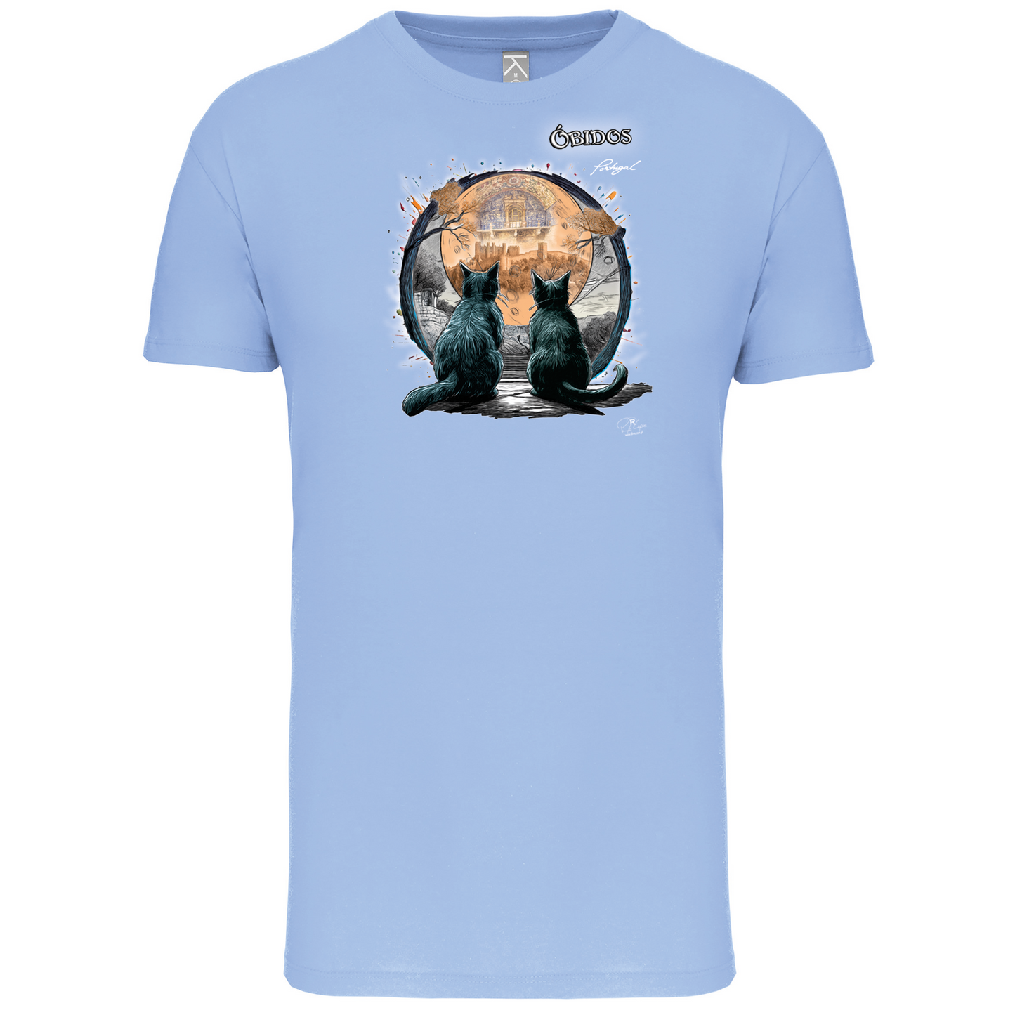 T-Shirt Algodão Biológico Luar Óbidos