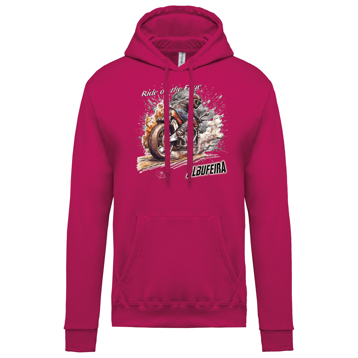Sweatshirt Kariban com Capuz Ride on the Edge Albufeira