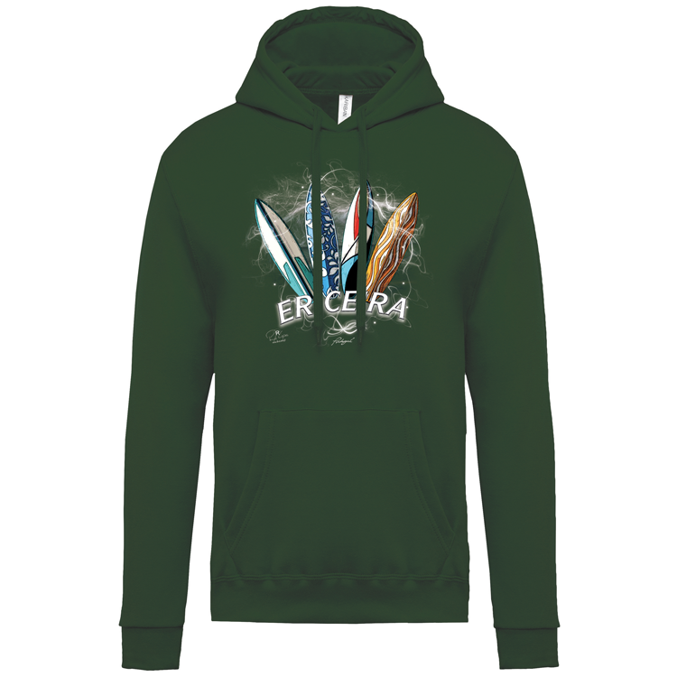 Sweatshirt Kariban com Capuz Surfboards Ericeira