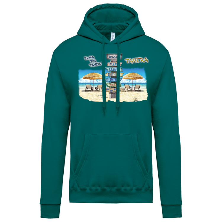 Sweatshirt Kariban com Capuz Pegadas Tavira