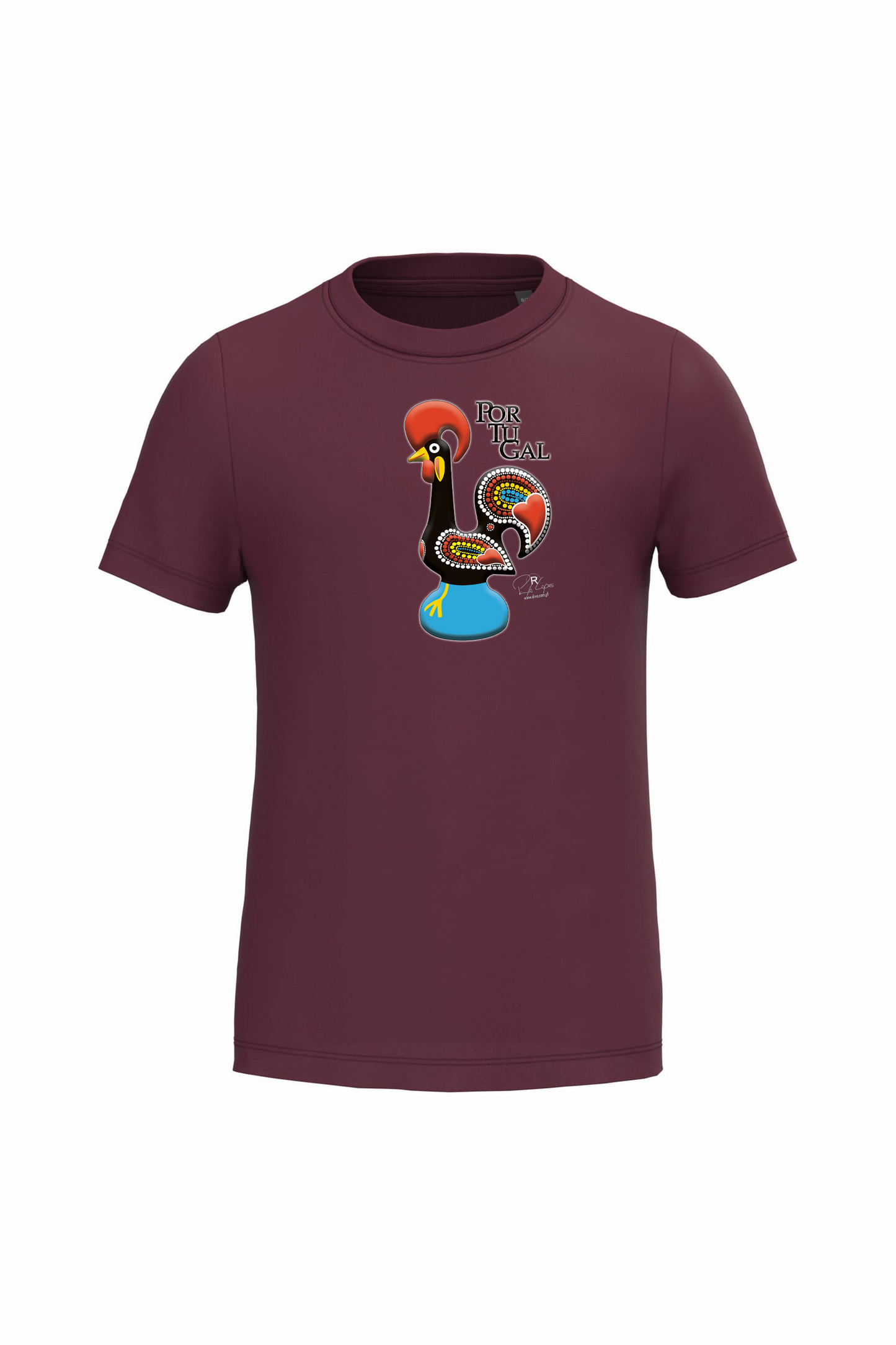 T-shirt de Criança Kariban Galo de Barcelos