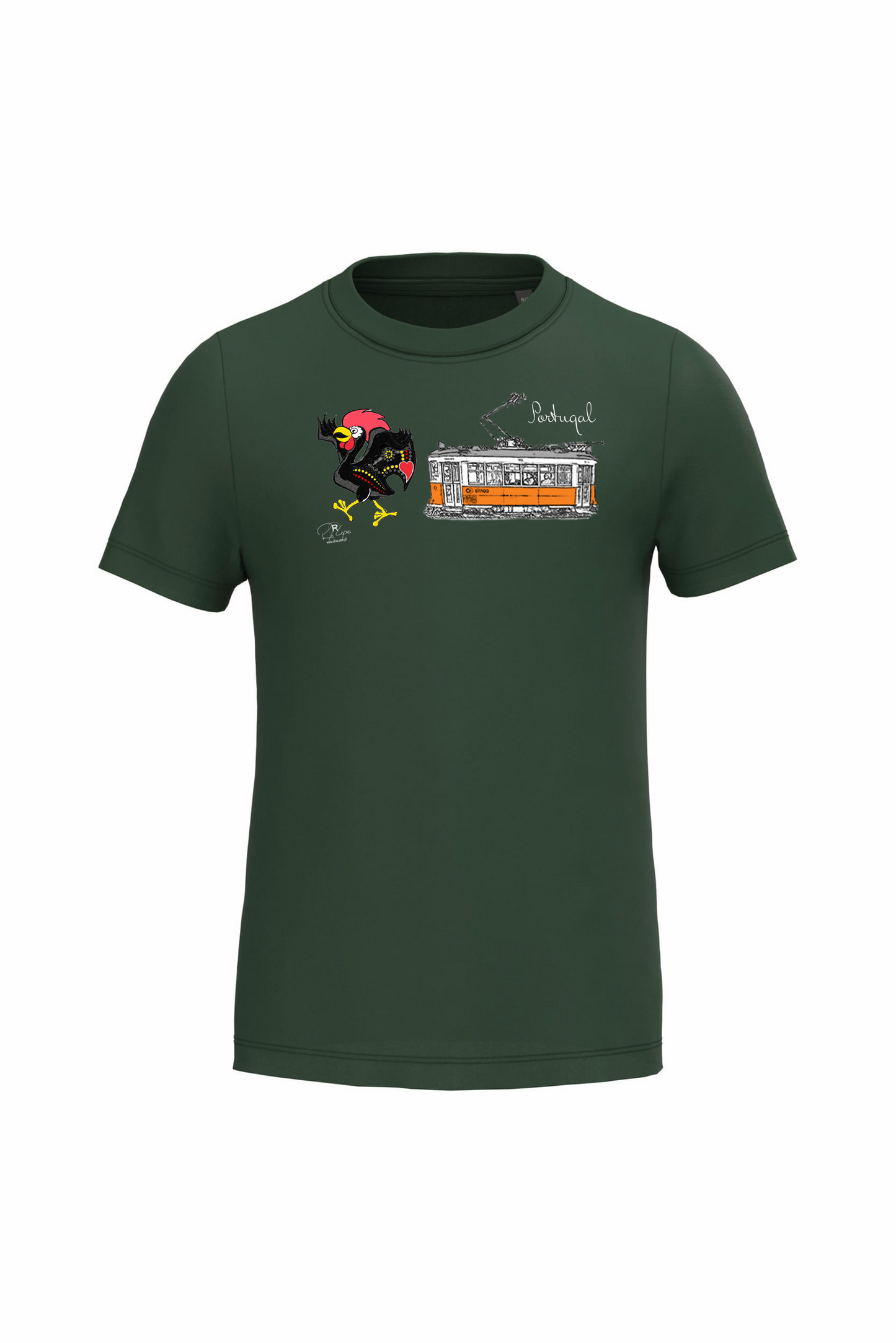 T-shirt de Criança Kariban Galo + E Portugal