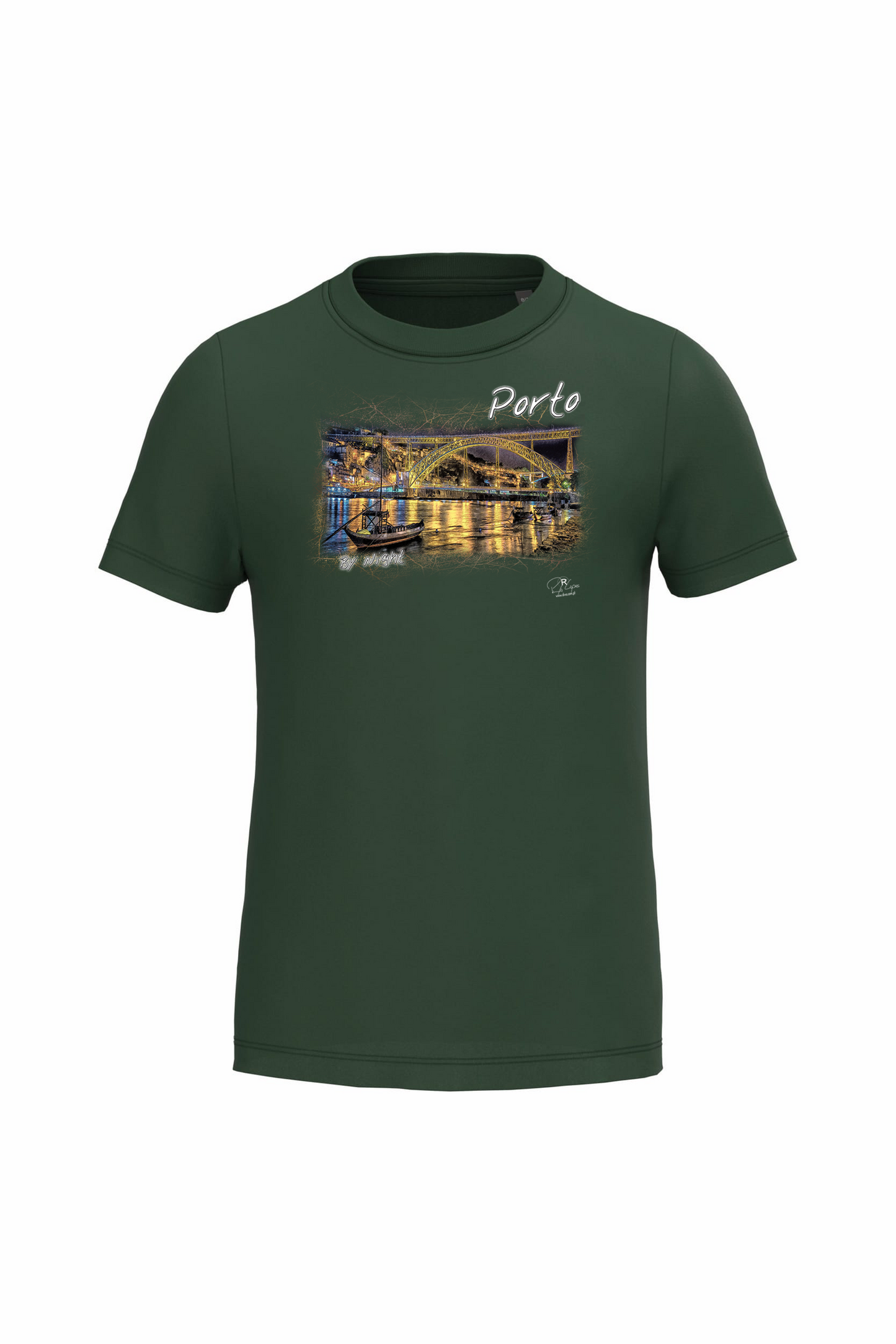 T-shirt de Criança Kariban Porto By Night
