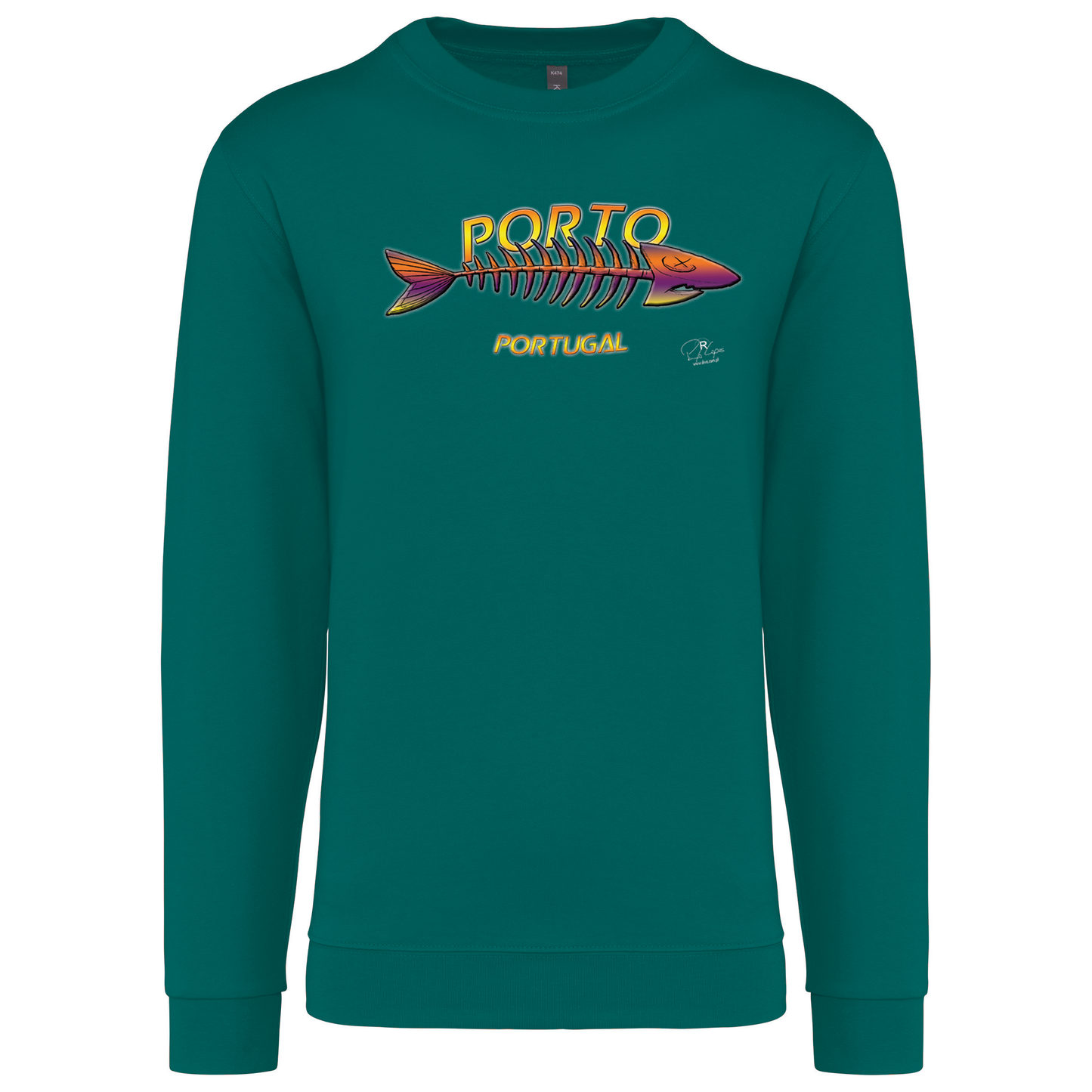 Sweatshirt Kariban sem Capuz Espinha Porto