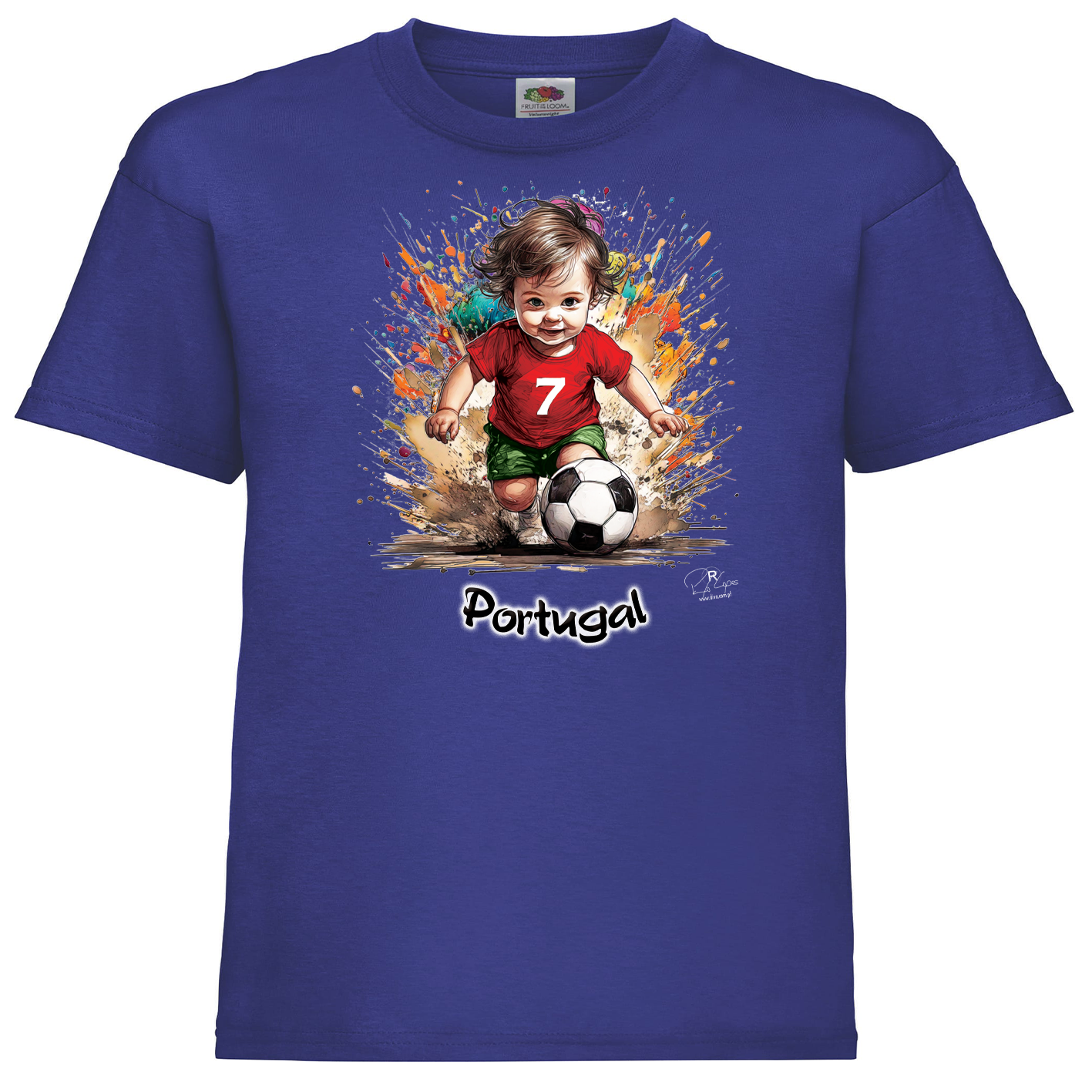 T-shirt Fruit of the Loom Kids 7 Portugal