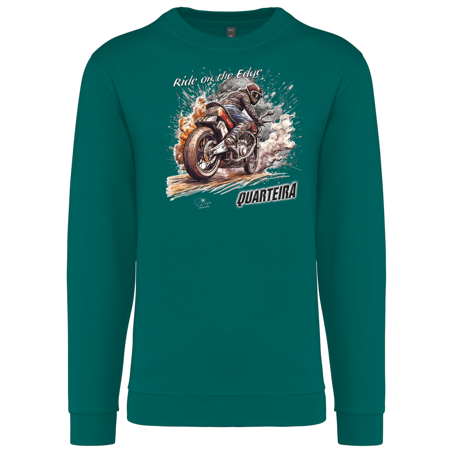 Sweatshirt Kariban sem Capuz Ride on the Edge Quarteira