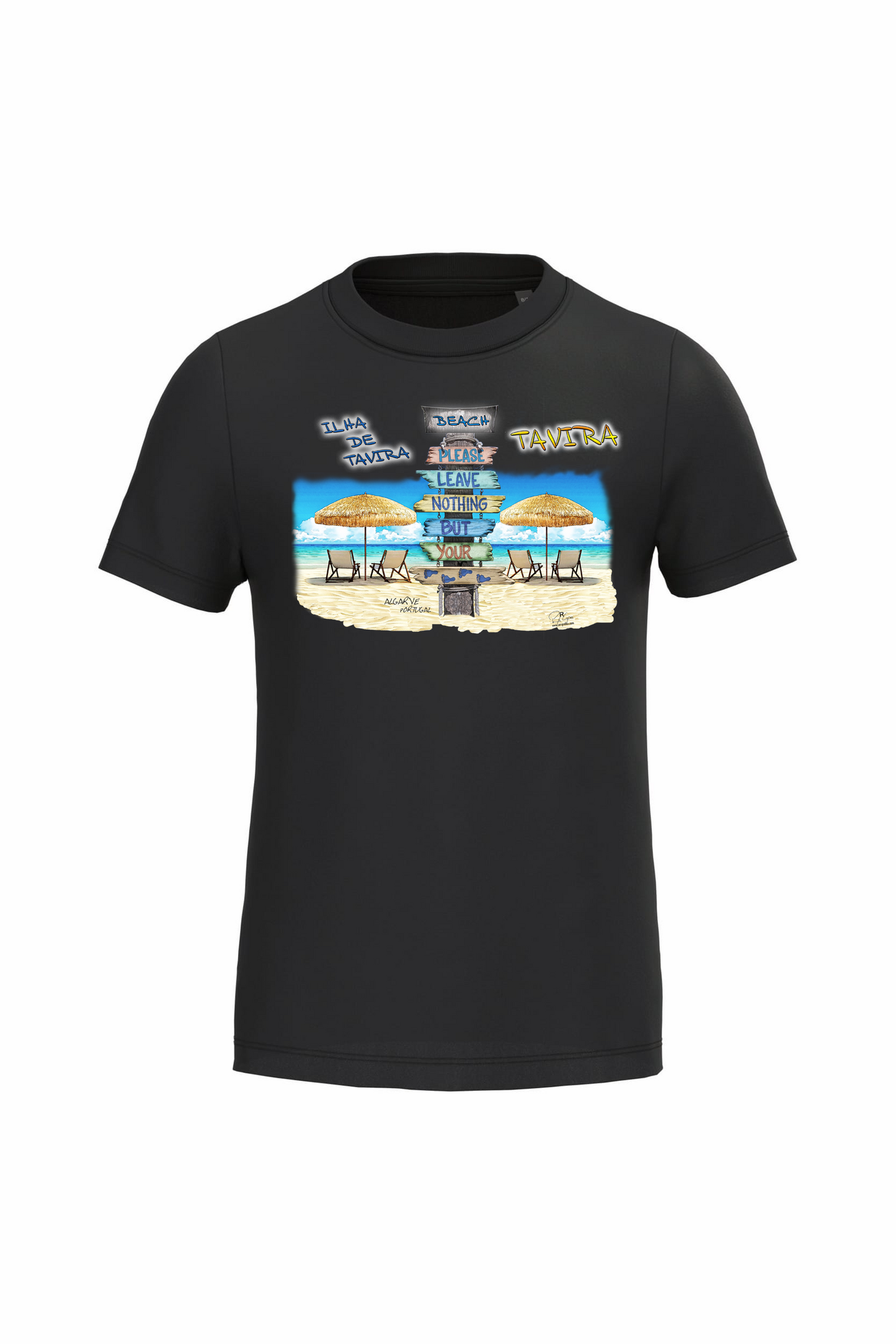T-shirt de Criança Kariban Pégadas Tavira