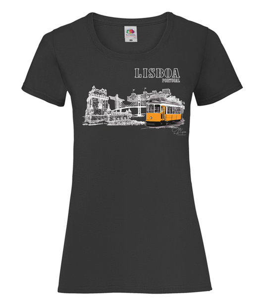 T-shirt Senhora Monumentos Lisboa