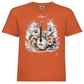 T-shirt Fruit of the Loom Kids Guitarra Portuguesa