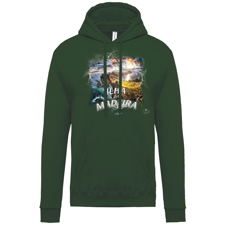 Sweatshirt Kariban com Capuz Ponta de São Lourenço