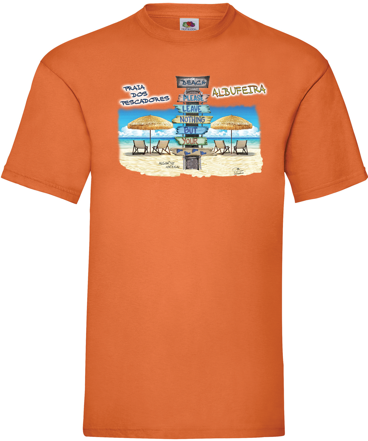 T-shirt Pegadas Albufeira