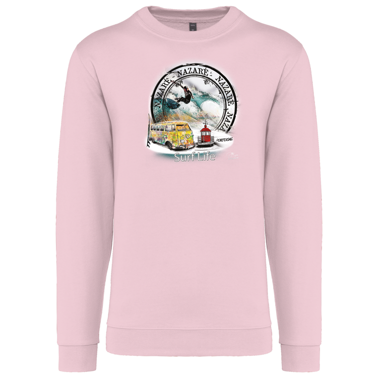 Sweatshirt Kariban sem Capuz Surf Life Nazaré