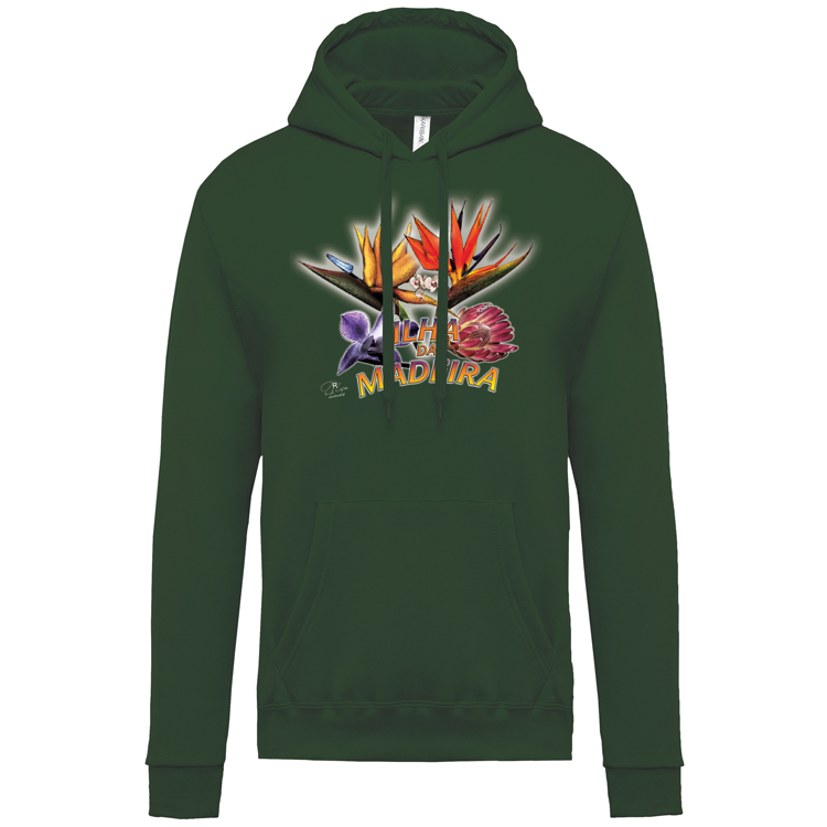 Sweatshirt Kariban com Capuz Estrelícias