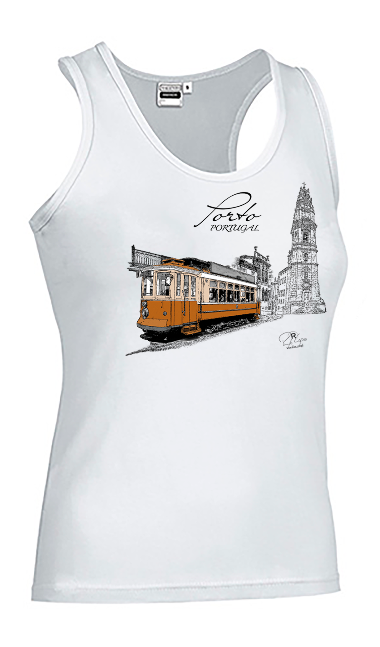 T-shirt Alças Senhora Carreira Clérigos