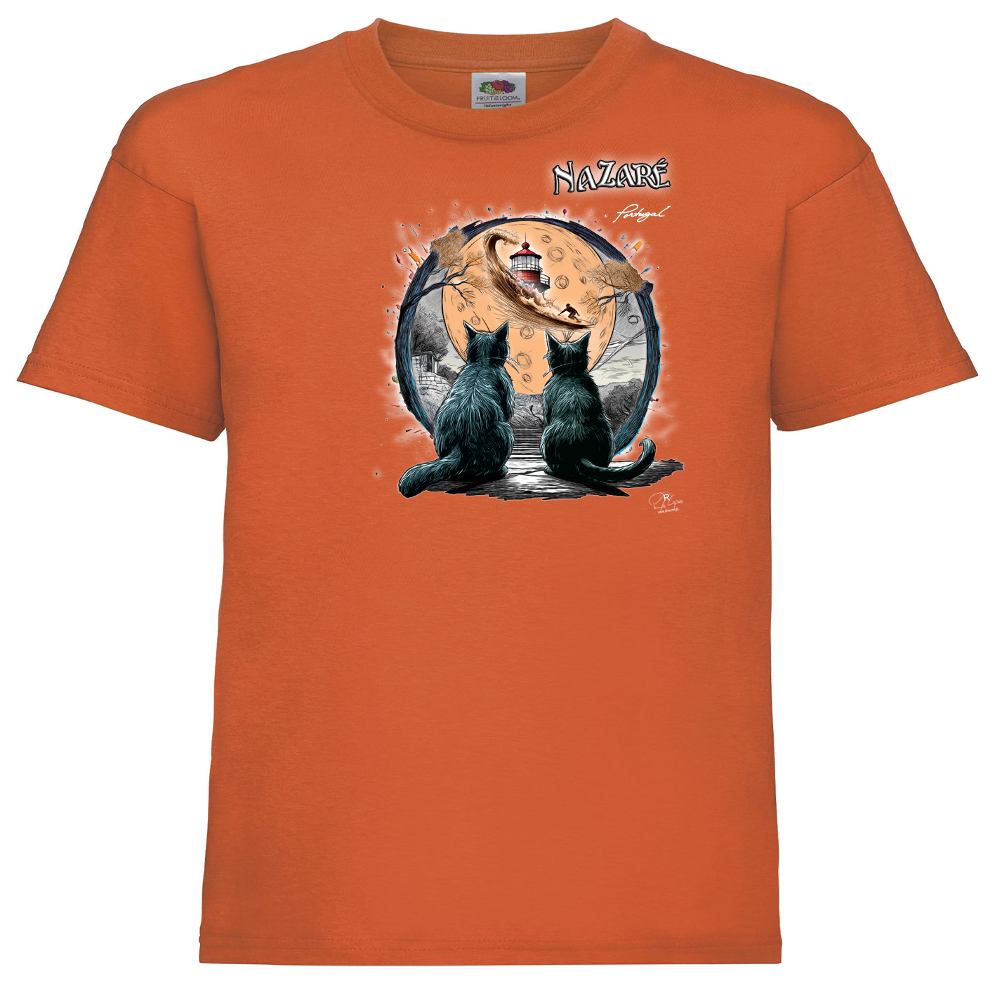 T-shirt Fruit of the Loom Kids Luar Nazaré