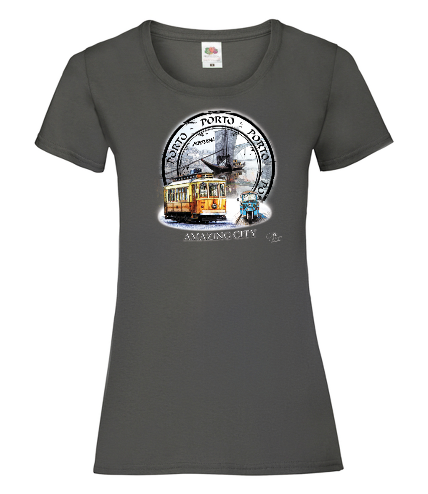 T-shirt Senhora Amazing City Porto