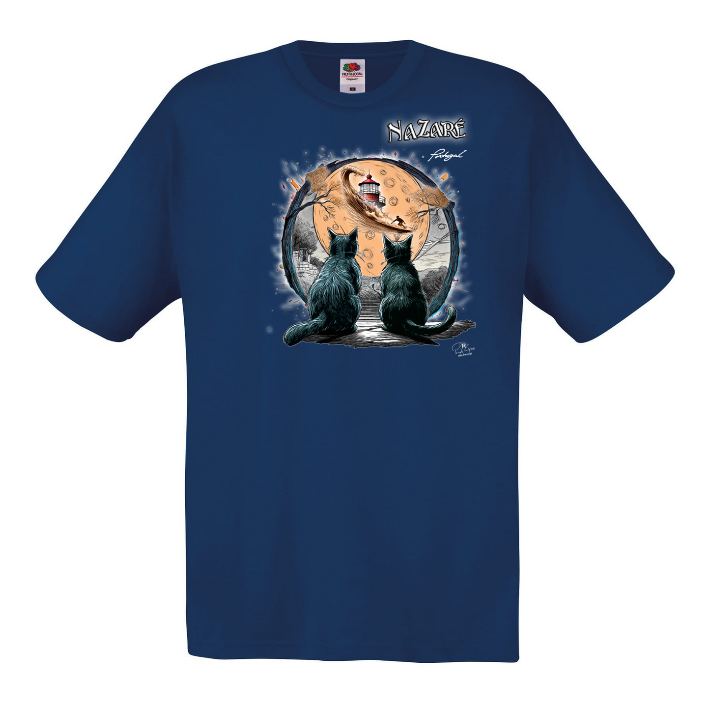 T-shirt Fruit of the Loom, Original 145g, Luar Nazaré