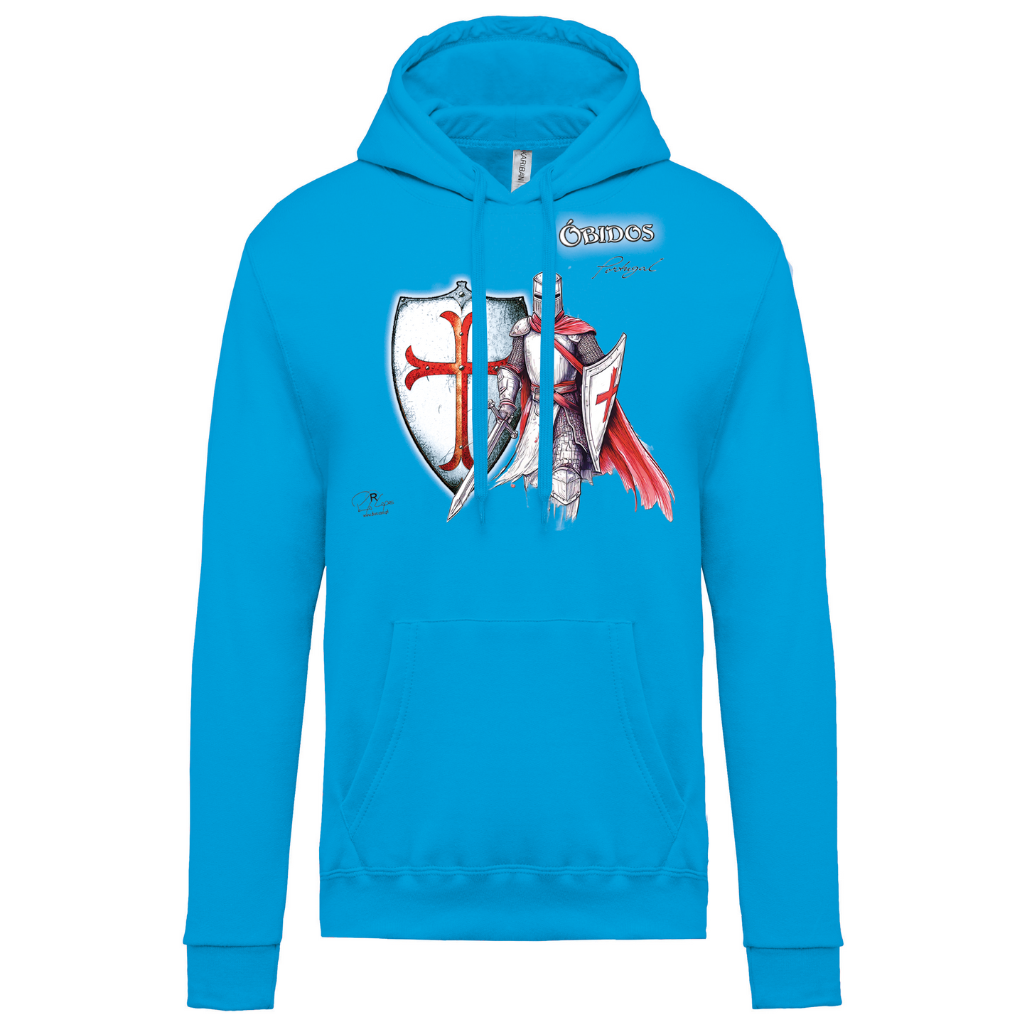 Sweatshirt Kariban com Capuz Templário Óbidos
