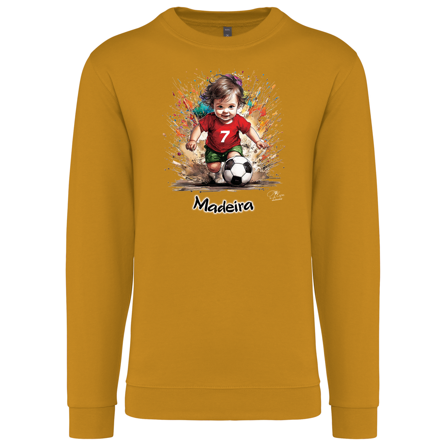 Sweatshirt Kariban sem Capuz 7 Madeira