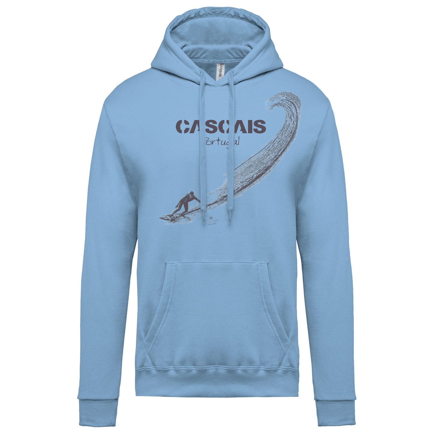 Sweatshirt Kariban com Capuz Surf Cascais