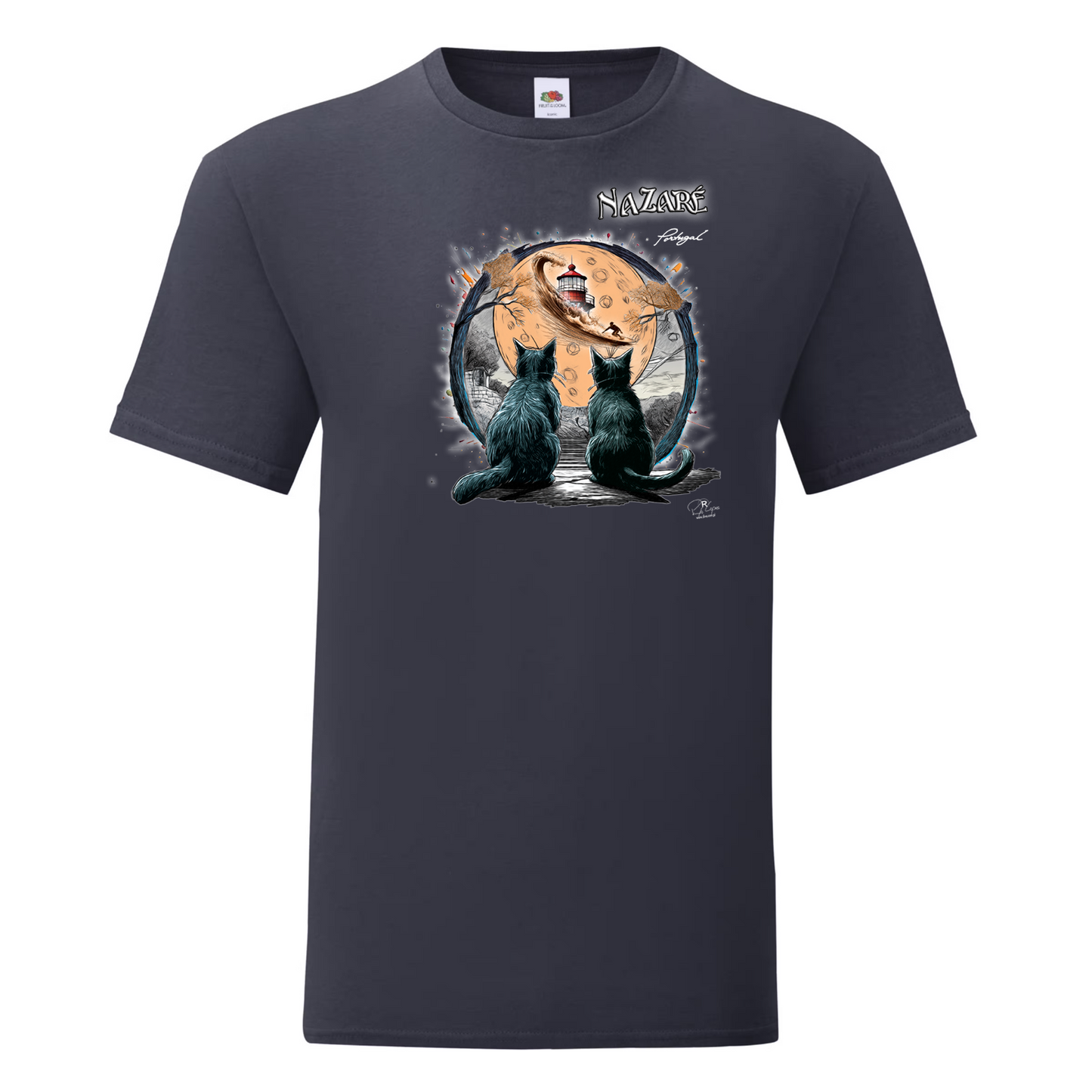 T-shirt Fruit of the Loom, Iconic, 150g, Luar Nazaré