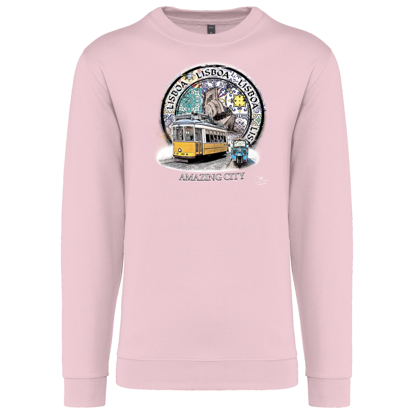 Sweatshirt Kariban sem Capuz Amazing City Lisboa