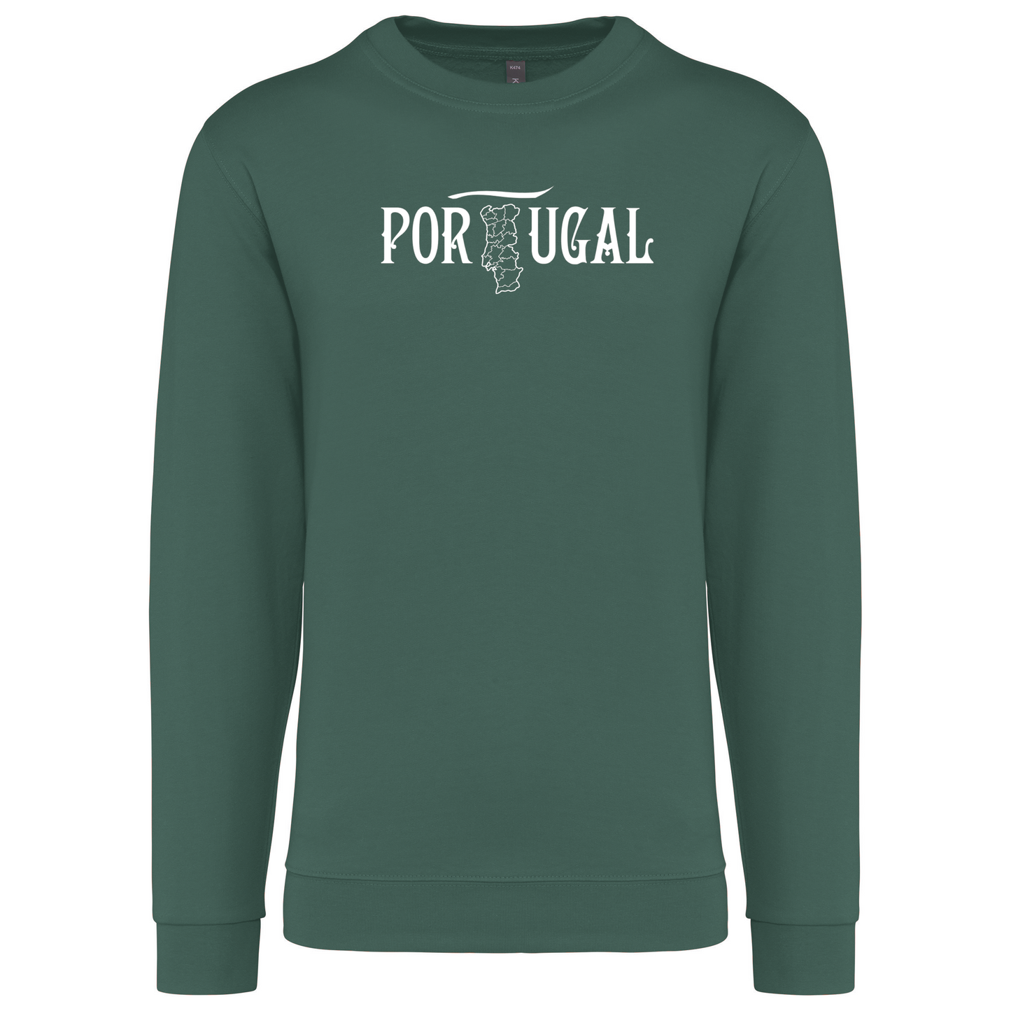 Sweatshirt Kariban sem Capuz Mapa de Portugal