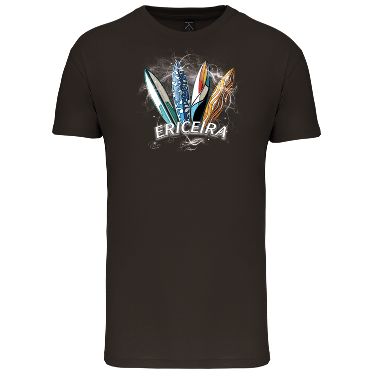 T-Shirt Algodão Biológico Surfboards Ericeira