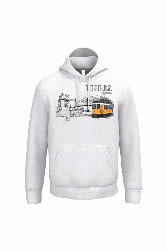 Sweatshirt Ideal com Capuz Monumentos Lisboa