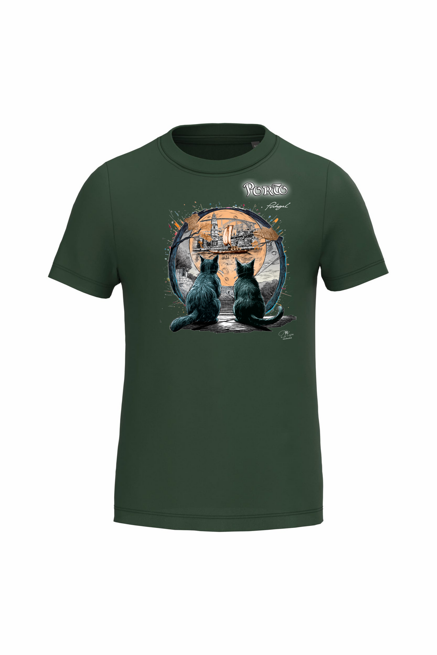 T-shirt de Criança Kariban Luar Porto