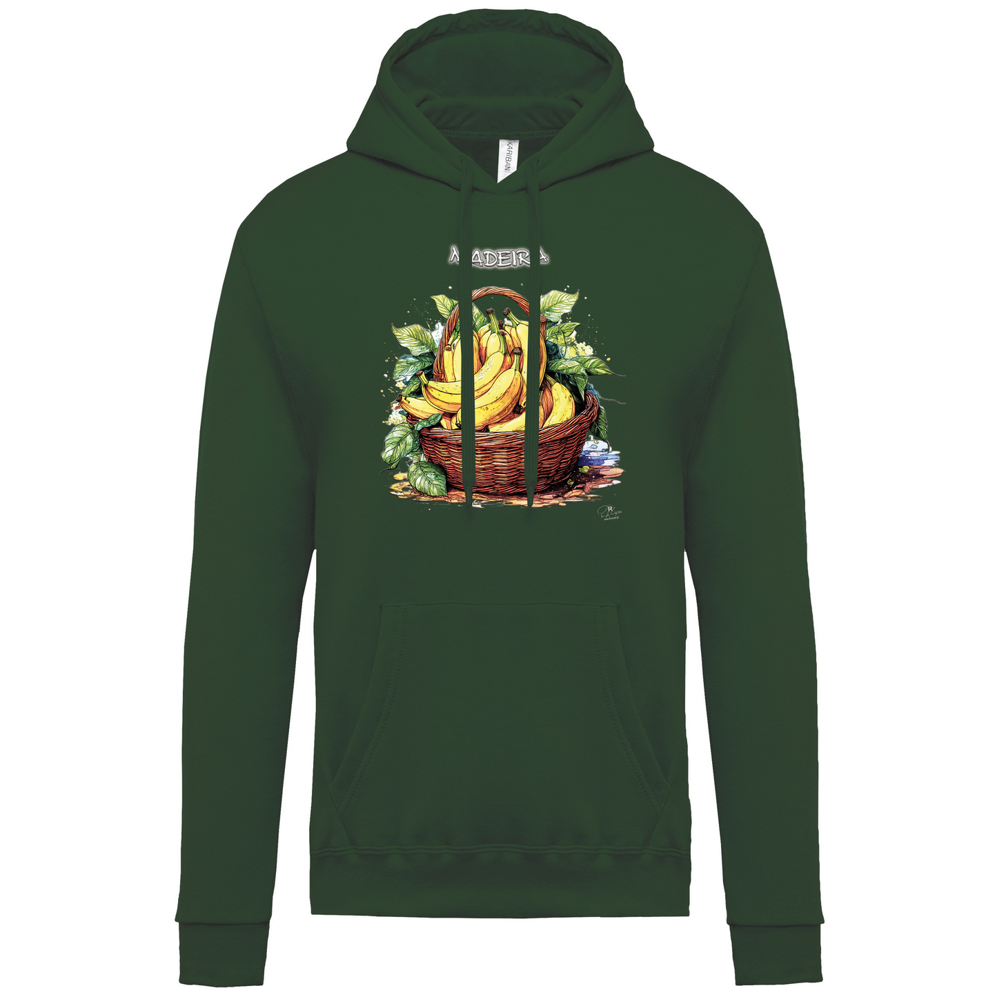 Sweatshirt Kariban com Capuz Cesto Bananas