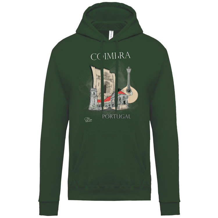 Sweatshirt Kariban com Capuz Sé de Coimbra