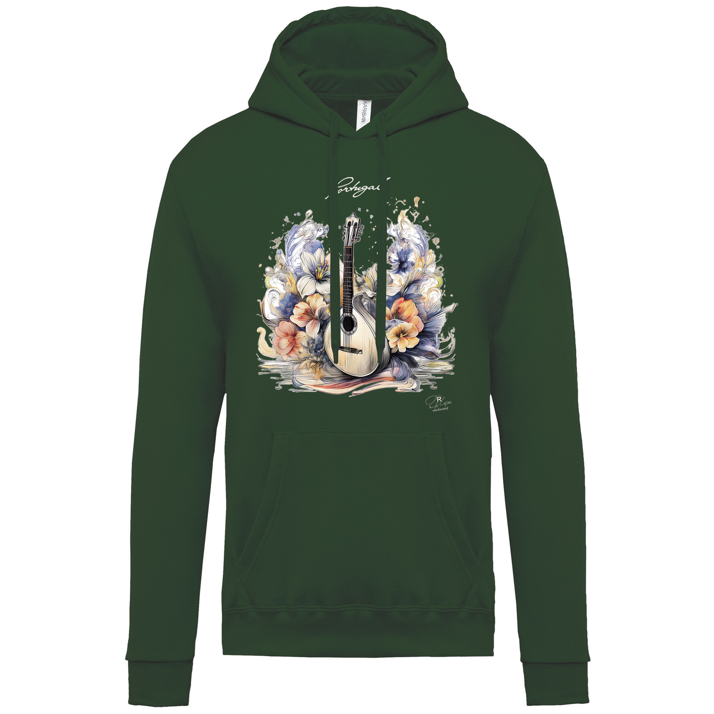 Sweatshirt Kariban com Capuz Guitarra Portuguesa