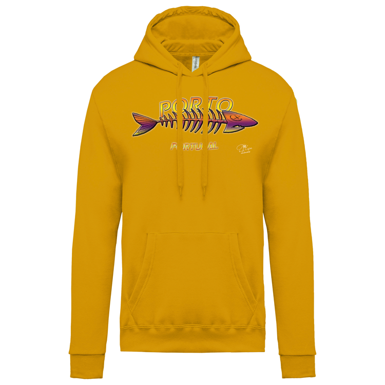 Sweatshirt Kariban com Capuz Espinha Porto