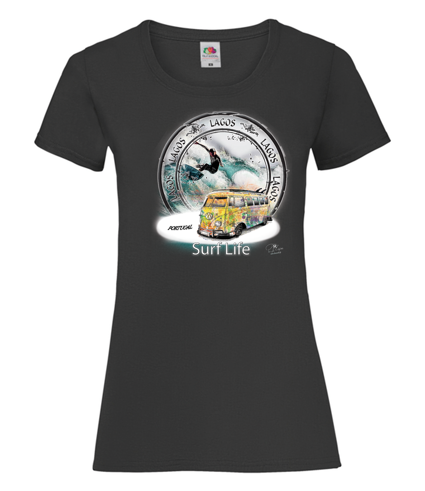 T-shirt Senhora Surf Life Lagos