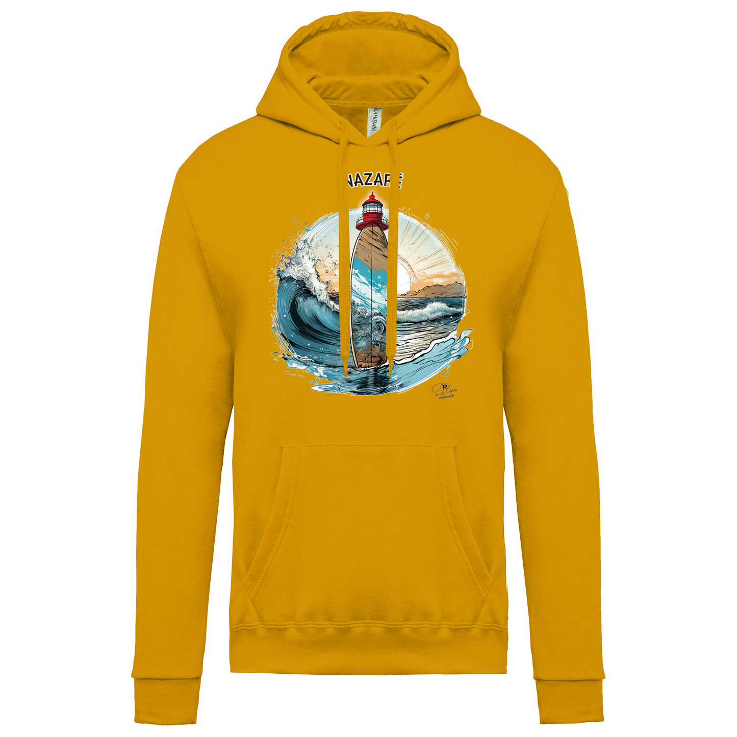 Sweatshirt Kariban com Capuz Sol Nazaré