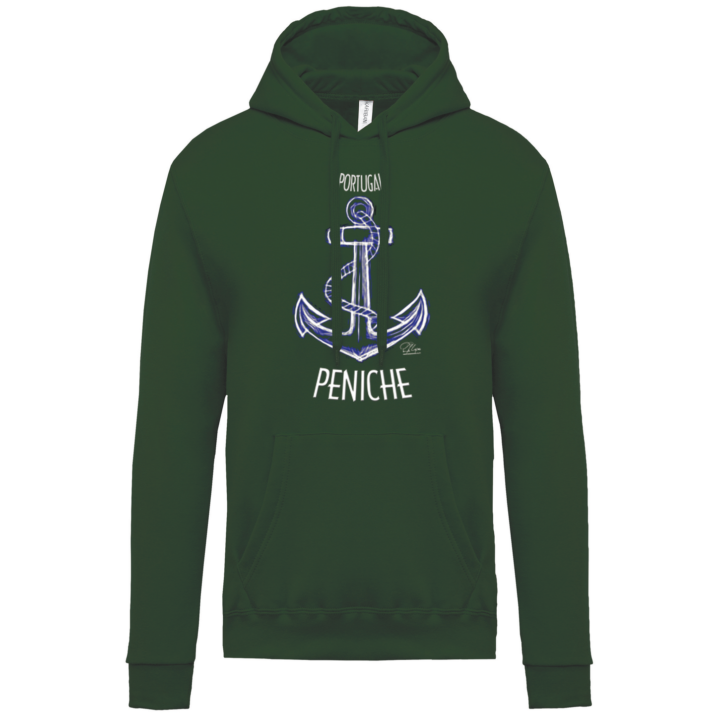 Sweatshirt Kariban com Capuz Âncora Peniche