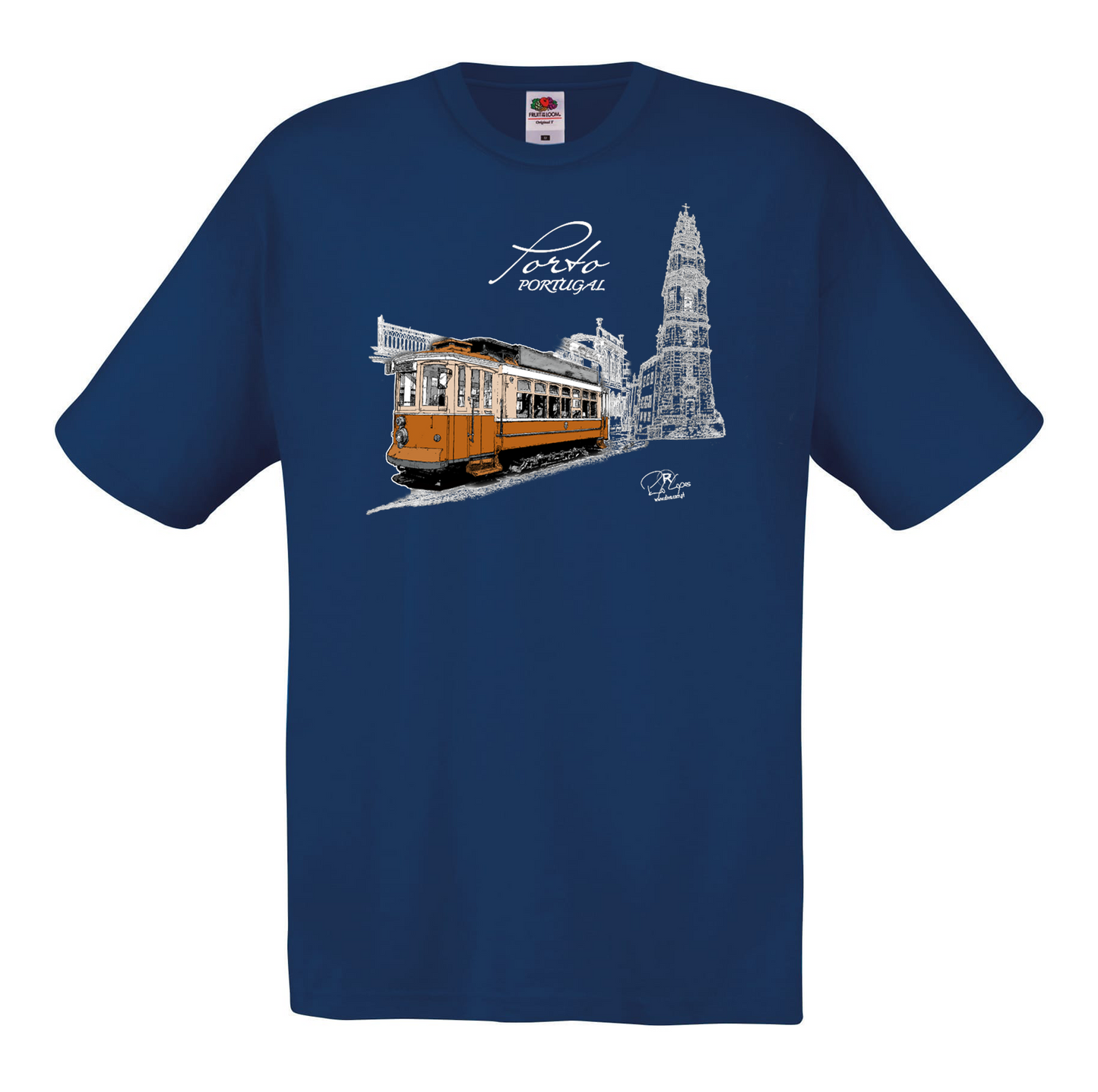 T-shirt Fruit of the Loom, Original 145g, Clérigos
