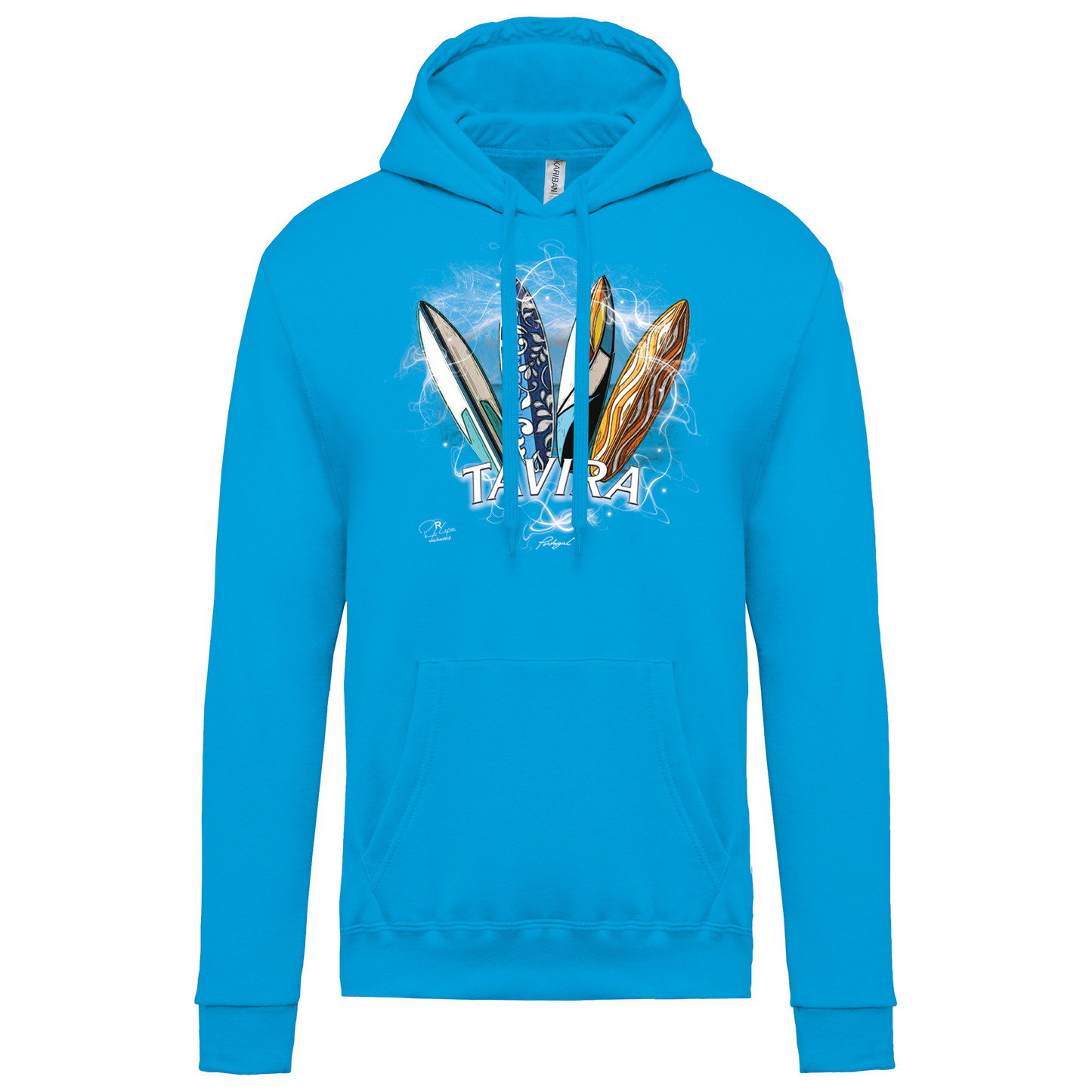 Sweatshirt Kariban com Capuz Surfboards Tavira