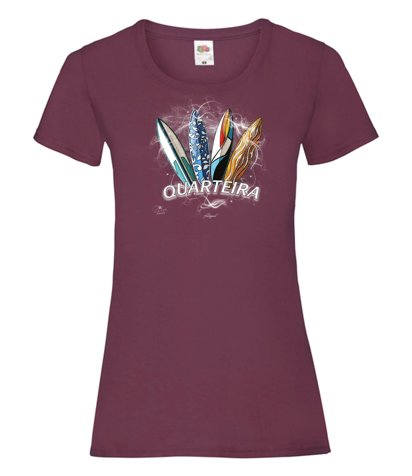 T-shirt Senhora Surfboards Quarteira