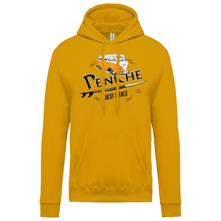 Sweatshirt Kariban com Capuz Pão de Forma Peniche