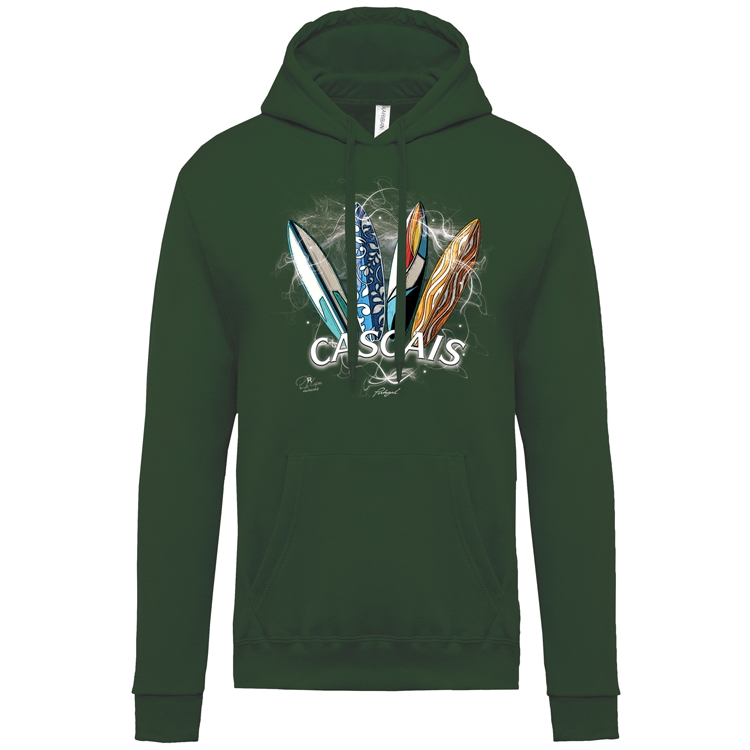 Sweatshirt Kariban com Capuz Surfboards Cascais