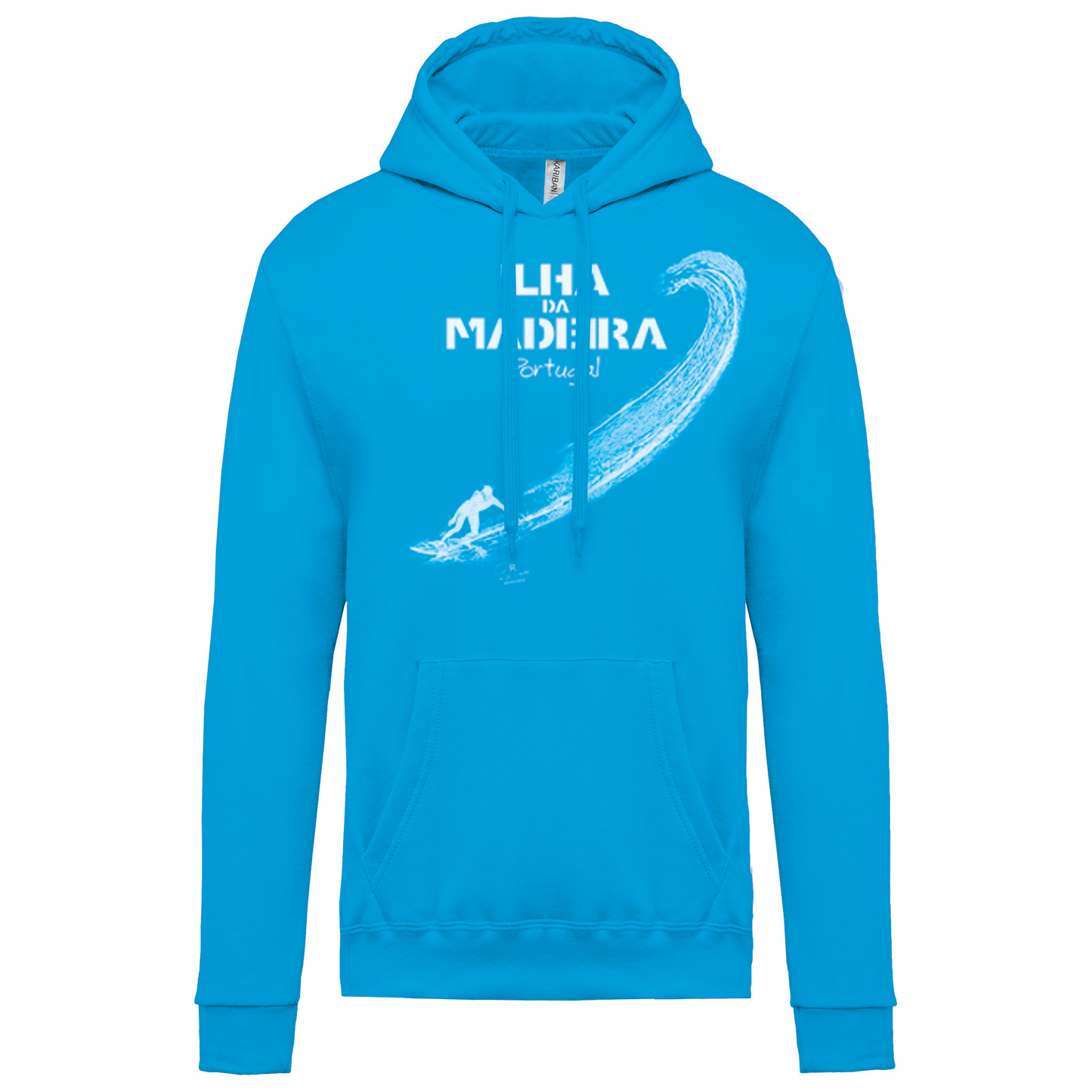 Sweatshirt Kariban com Capuz Surf Ilha da Madeira
