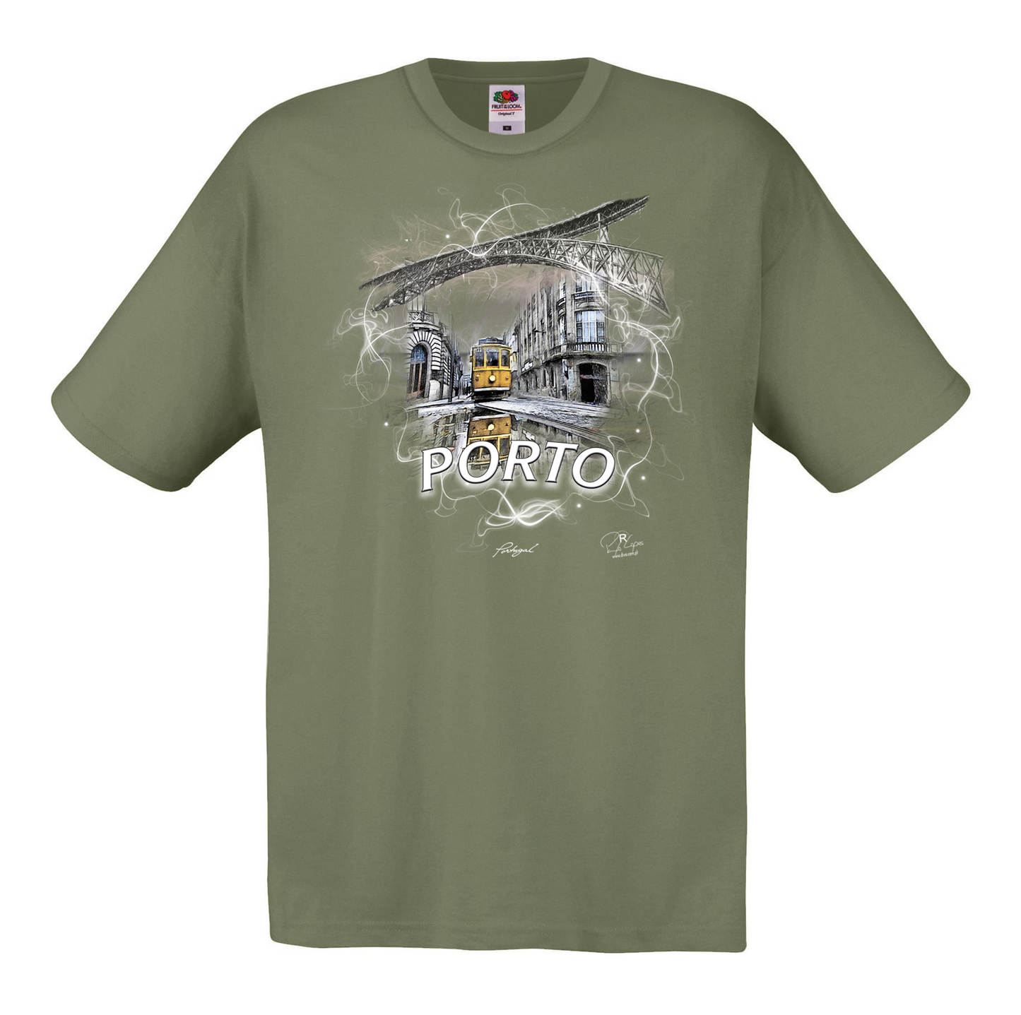T-shirt Fruit of the Loom, Original 145g, Carreira 22 Porto